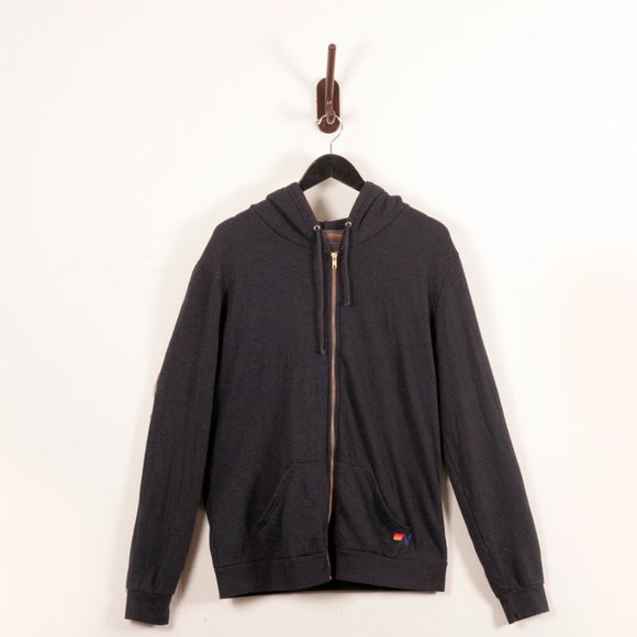 Aviator Nation Bolt Hoodie in Charcoal White XL - Picture 2 of 12